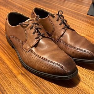 ECCO Mens Melbourne Summer Bike Toe Tie Amber 43 (US Men's 9-9.5) M